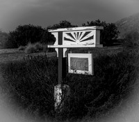 Semple sign B-W