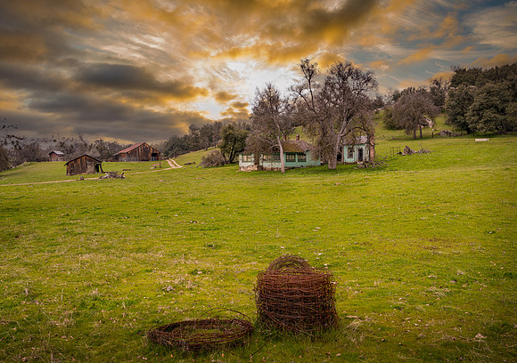 Old Farm Sunset