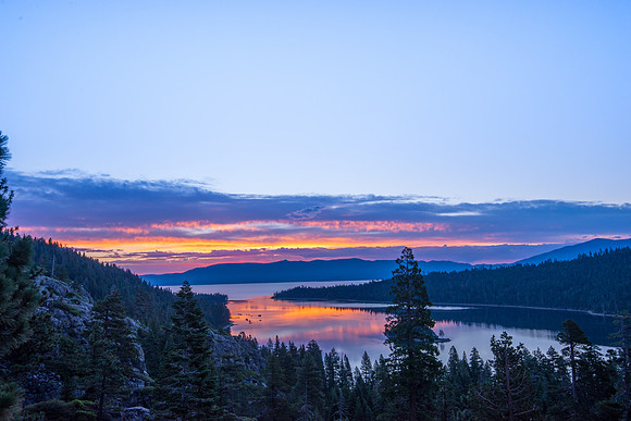 Lake Tahoe Calm Sunrise