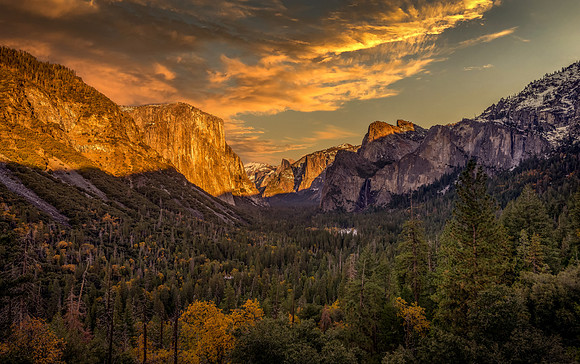Tunnel View Sunset