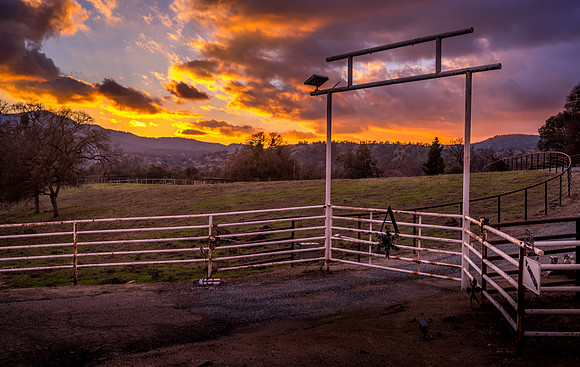 Gate Sunset