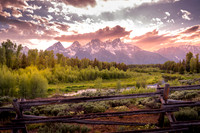 Schwabacher Landing Sunset 2