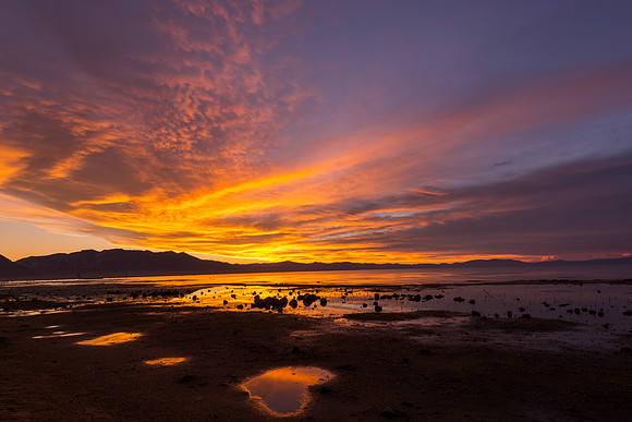Tahoe Sunset with Heart
